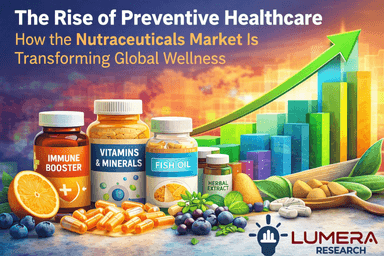 Illustration accompanying: The Rise of Preventive Healthcare: How the Nutraceuticals Market Is Transforming Global Wellness
