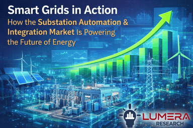 Illustration accompanying: Smart Grids in Action: How the Substation Automation & Integration Market Is Powering the Future of Energy